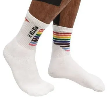 Mr B - Mister B Chaussettes Mister B PRIDE Blanches