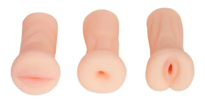 Lot de 3 Masturbateurs Réalistes IRIS CLARK