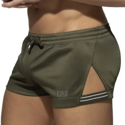 Addicted Short SIDE STRIPE Kaki