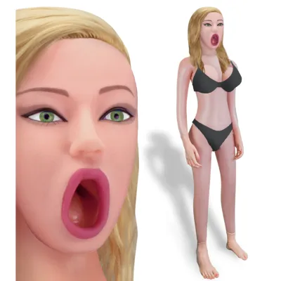 Poupée gonflable blonde yeux verts Frida