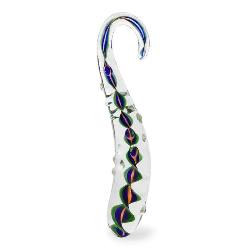 Gode godemichet en verre Canopy gode vaginal ou anal homme ou femme - Multicolore