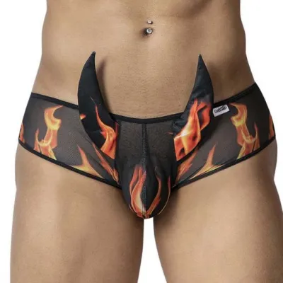 CandyMan Shorty Diable DEMONIS Noir-Flamme