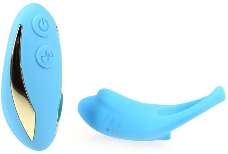 Anneau pénien vibrant SHARK 29mm Bleu
