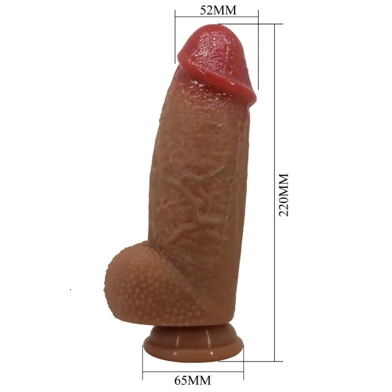Gode Réaliste Achille 22cm avec Ventouse - Pretty Love
