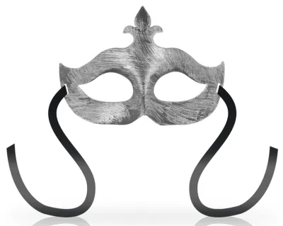 Masque OHMAMA Fleur de Lys Argent