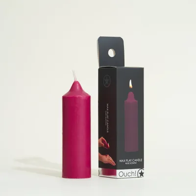 Bougie basse température BDSM de Ouch ! - 12 cm  Rose