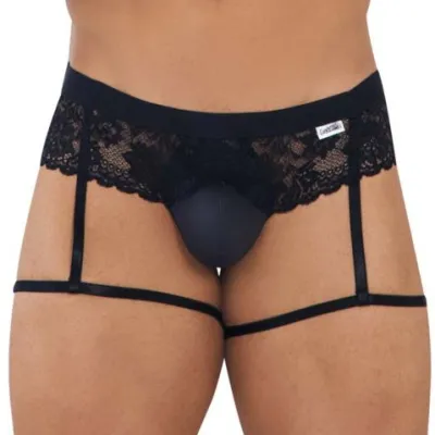 CandyMan Jockstrap Dentelle EROS Noir