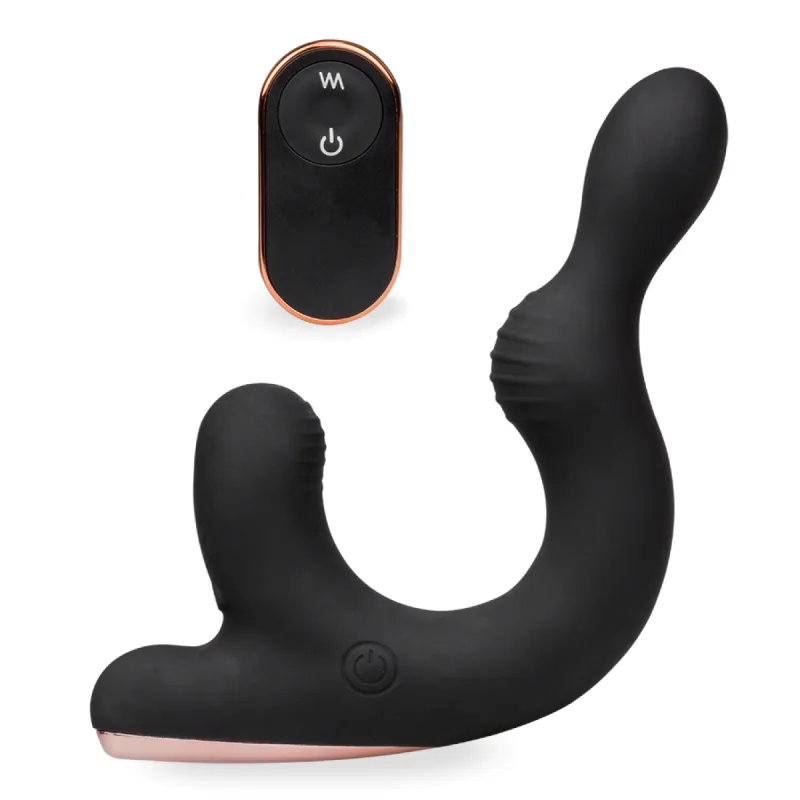 Vibromasseur anal Masseur de zone intime masculine vibrant Jool - Noir