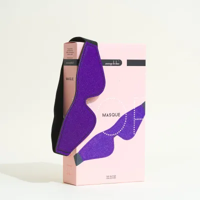 Masque pour les yeux Pop -  Violet pailleté