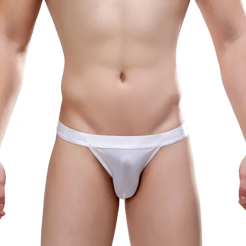 Tanga sexy SELF BEAUTY Blanc