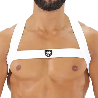 TOF Paris Harnais élastique FETISH X Blanc