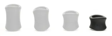 Ballstretcher ERGO BALLS Hauteur 30 mm Noir