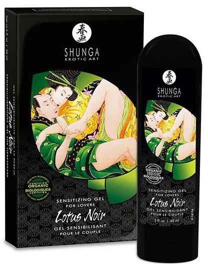 Shunga Gel sensibilisant pour couple - Lotus Noir 60ml