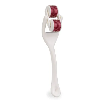 Double roulette de Wartenberg à 9 rangées blanche et rouge