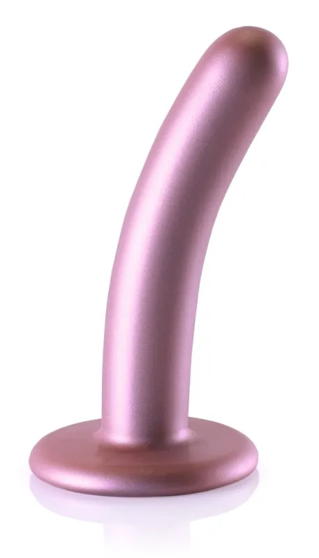 Plug en silicone SMOOTH G-SPOT S 12 x 2.4cm Rose