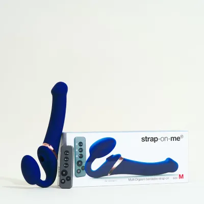 Strap-on Multi Orgasm télécommande - L Bleu