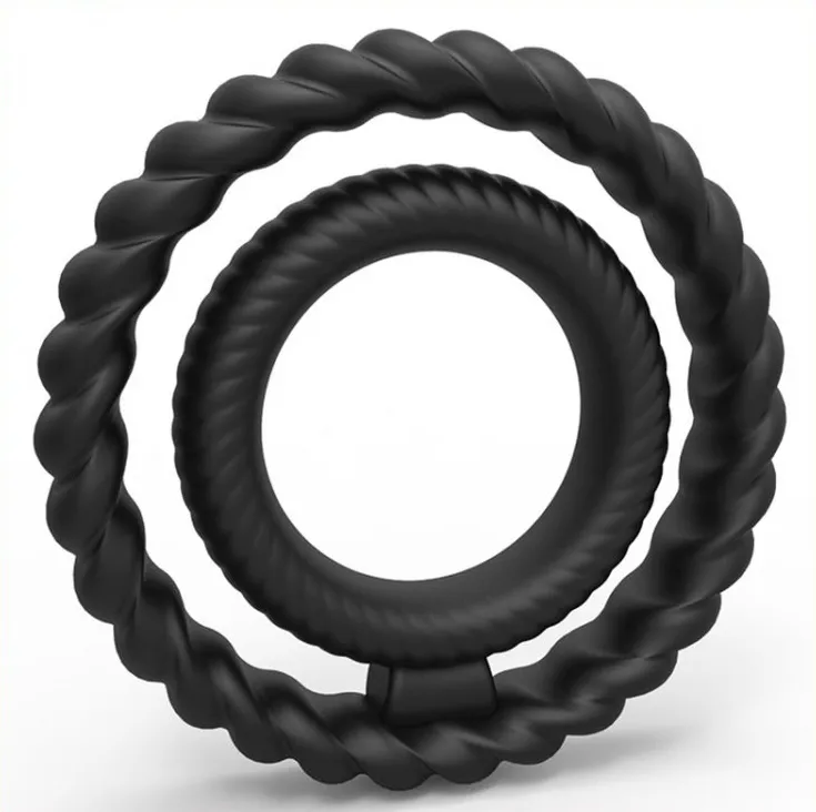 Double Anneau pénien DUAL RING Silicone