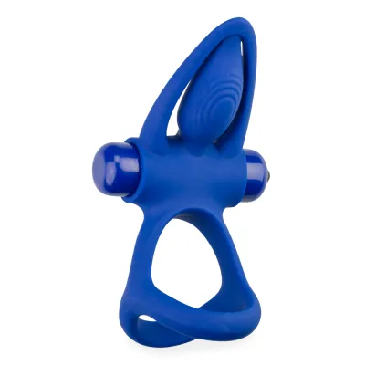 Triple anneau en silicone avec stimulateur de clitoris Mata
