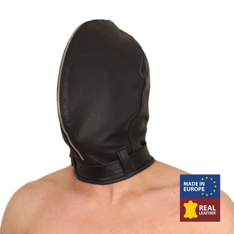 Cagoule sensorielle en cuir NO SENSOR Noir