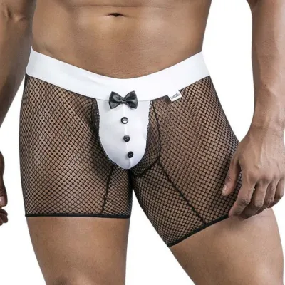 CandyMan Boxer majordome HECTOR Blanc-Noir