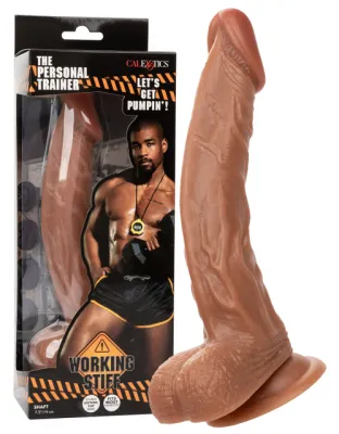 Gode Réaliste THE PERSONAL TRAINER 19.5 x 4cm Marron