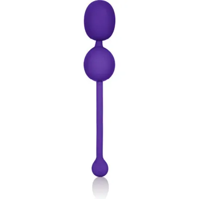 Boules de geisha vibrantes en silicone violet - CalExotics