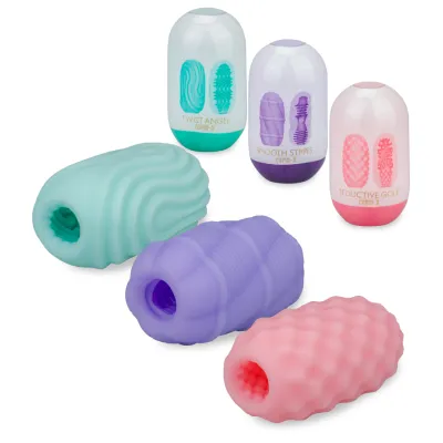 Set de 3 œufs masturbateurs taille M