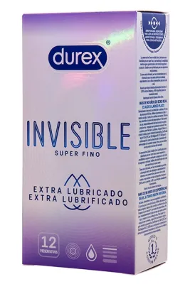 Préservatifs fins Ultra Lubrifés INVISIBLE x12