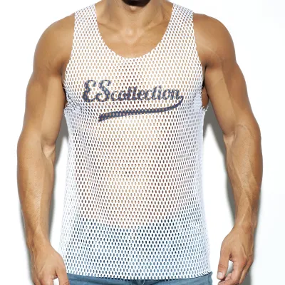 ES Collection Débardeur OPEN MESH Blanc