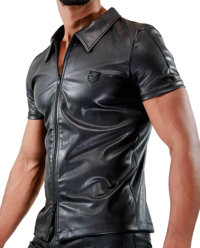 TOF Paris Chemise ZIPPED Noire