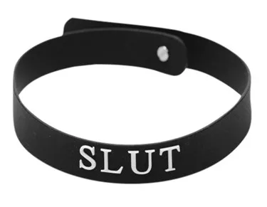 Collier SLUT Silicone