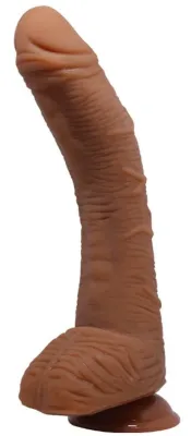 Gode Réaliste ALEX 20 x 5cm Marron