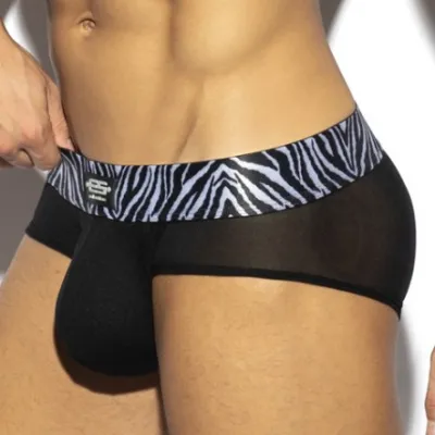 Slip Push Up ZEBRA Noir