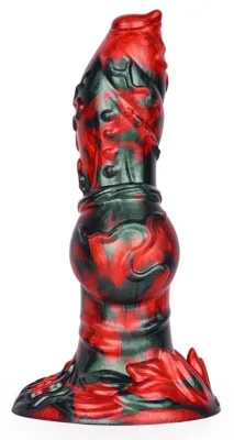 Gode Fantasy FLORIX 20 x 7cm Noir et Rouge