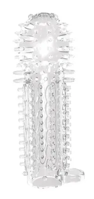 Gaine de pénis NUBBY 14.5 x 4.8cm Transparente