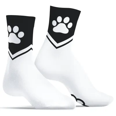 Chaussettes PAW Kinky Puppy Blanches