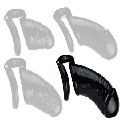 Cage de chasteté WORLE XL 12 x 3.7 cm Noire