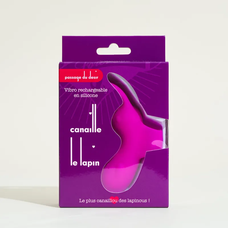 Doigt Vibrant Canaille le lapin - 9,5 cm