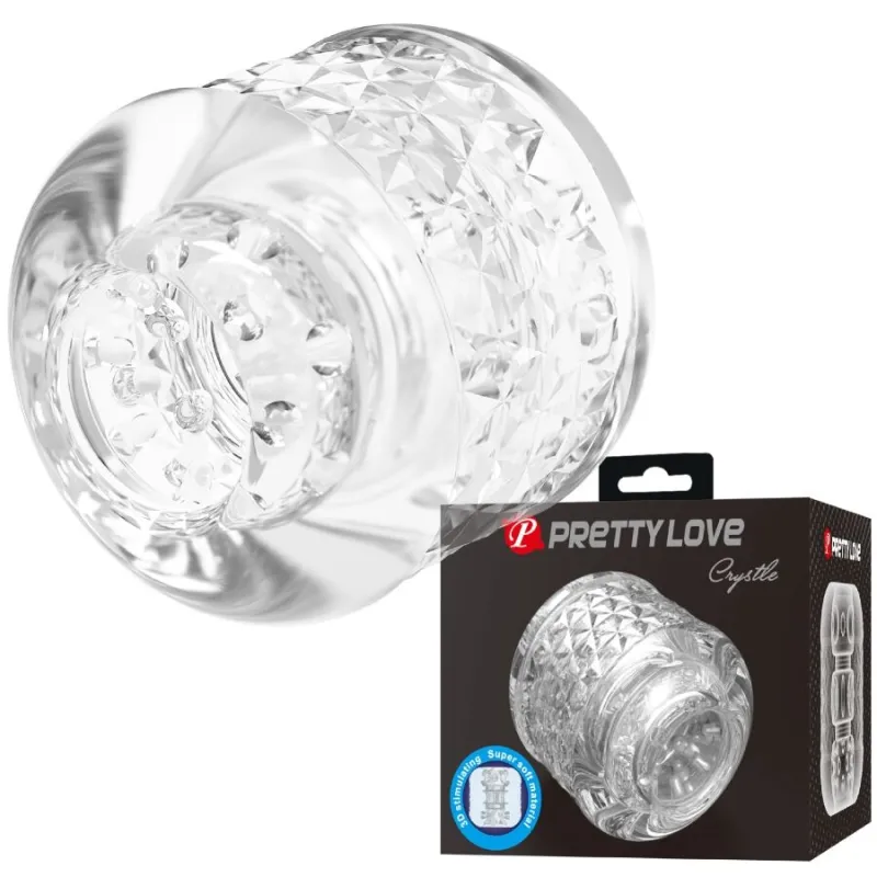 Masturbateur Double Entrée Crystle - Pretty Love