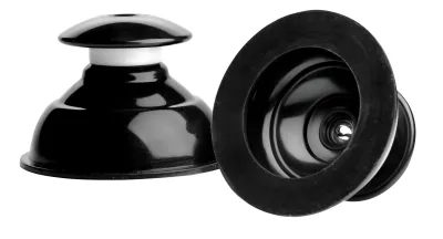 Pompes à tétons Plungers Noires
