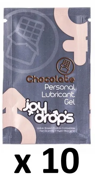 Dosettes individuelles Lubrifiant Arôme Chocolat 5mL x10