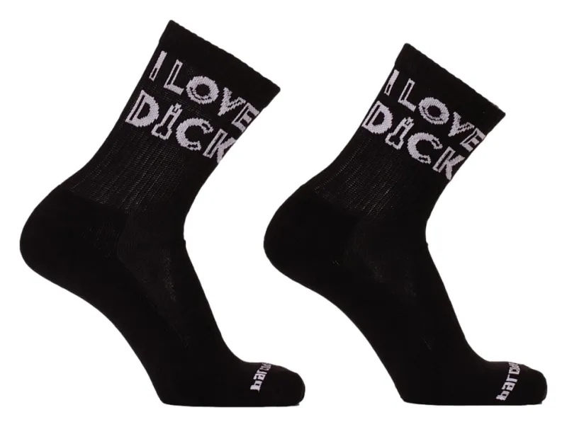 Barcode Berlin Chaussettes I LOVE DICK Noires