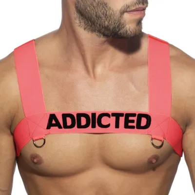 Addicted Harnais NEON RING Rose
