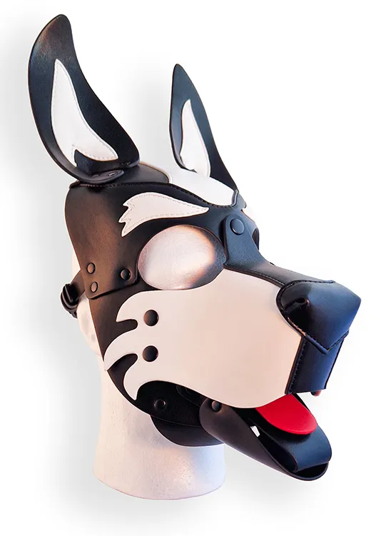 Cagoule PUPPY HOOD Noire et Blanche