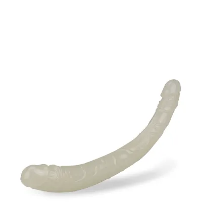 Double gode phosphorescent 37,0cm Lumino gode vaginal ou anal homme ou femme - Crystal