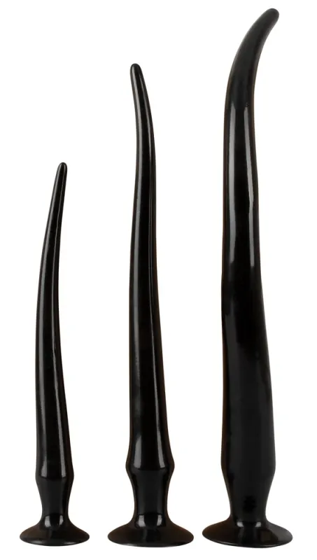 Kit 3 Plugs Longs FLEX PLUG Noirs