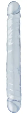 Double Dildo Jelly Crystal 29 x 3.7 cm Bleu