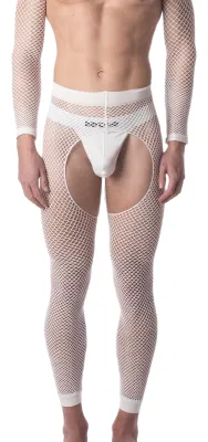 Legging Filet CACCI Blanc