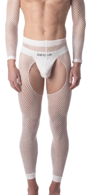 Legging Filet CACCI Blanc