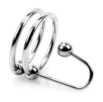 Sperm Stopper DOUBLE RING 2.5cm - Diamètre 8mm